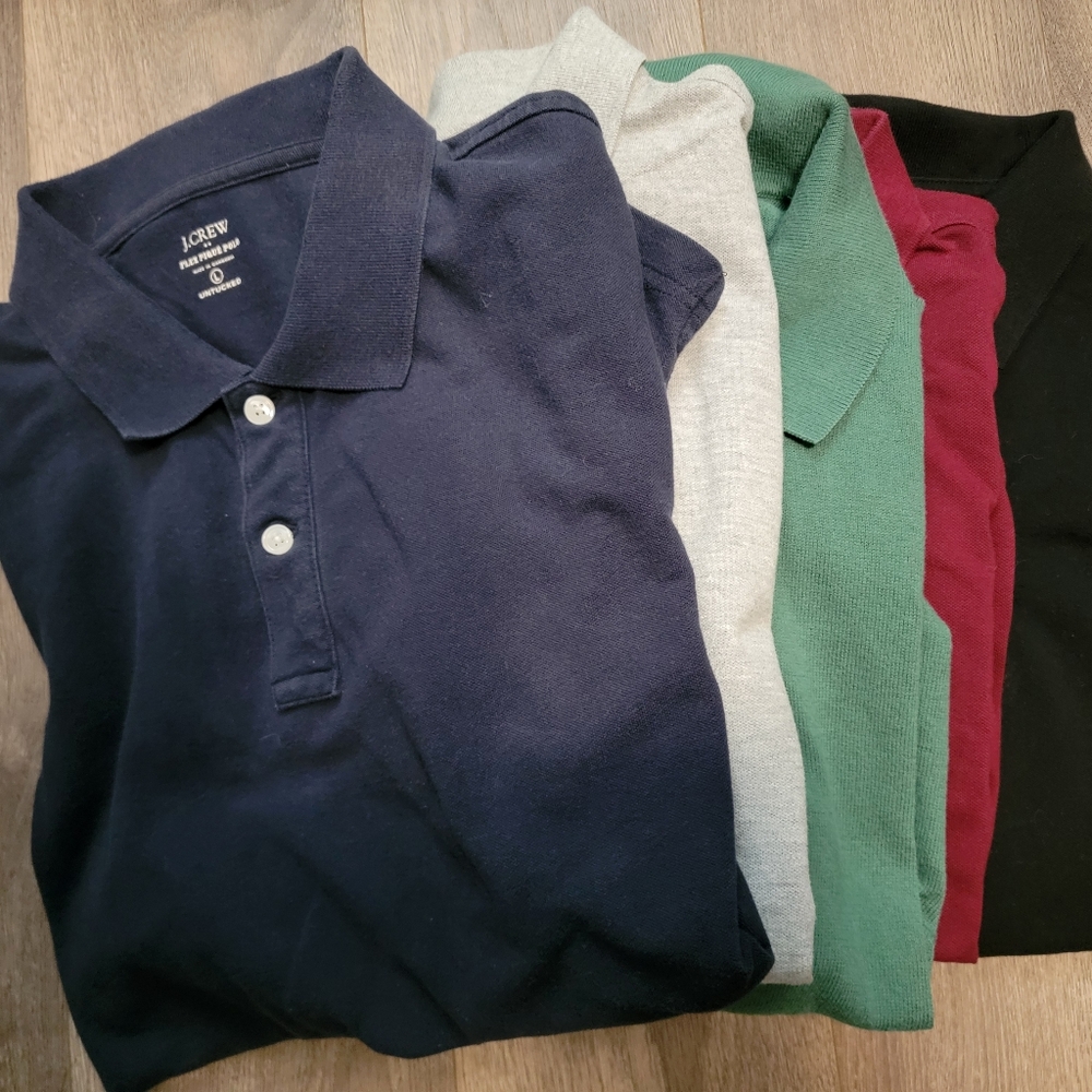 J Crew Factory Polos